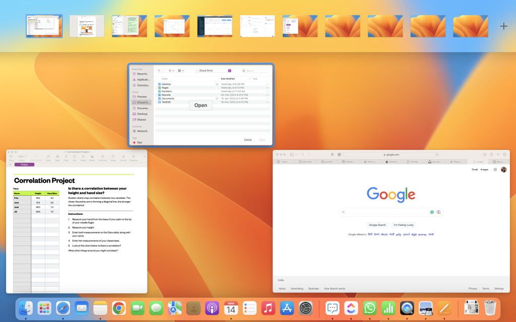MacBook Mission Control to multitask easily. best features