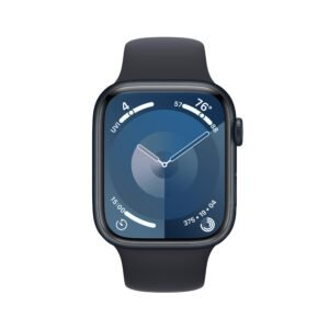 Apple Watch Series 9 GPS 41mm Midnight Aluminium Case with Midnight Sport Band - M/L